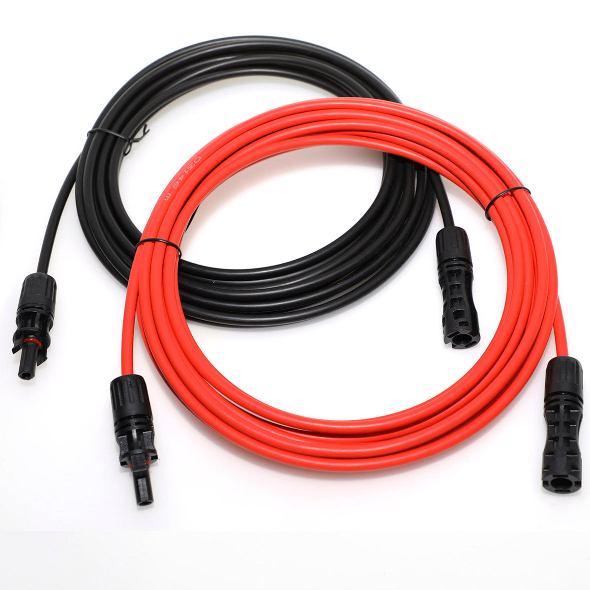 Solarkabel Set 2x20 m, H1Z2Z2-K,Rot und Schwarz mit MC-4 Stecker
