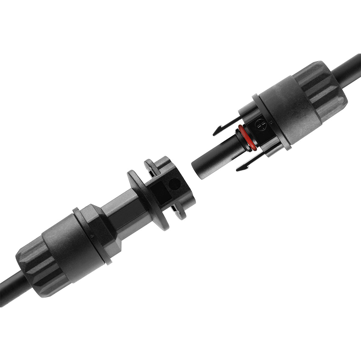 Solarkabel Set H1Z2Z2-K 6mm² | 2x20m Verlängerungskabel inkl. Solarstecker