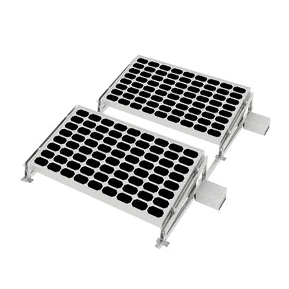 Flachdachsystem II (für 2 Solarplatten)