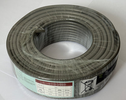 35Fahrenheit NYM-J Instalationskabel 3x1,5mm² 50 m Grau