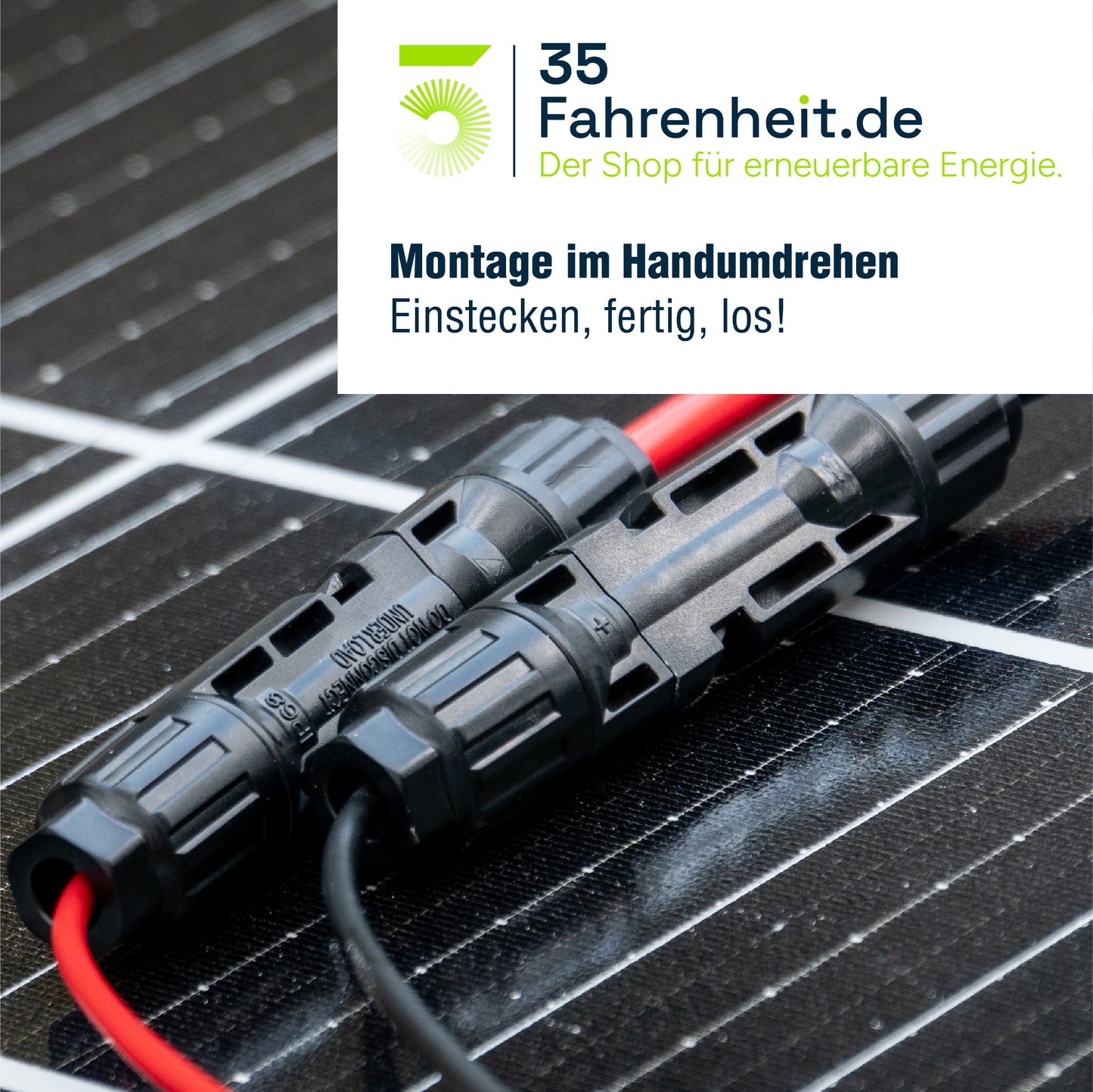 Solarkabel Set H1Z2Z2-K 6mm² | 2x5m Verlängerungskabel inkl. Solarstecker